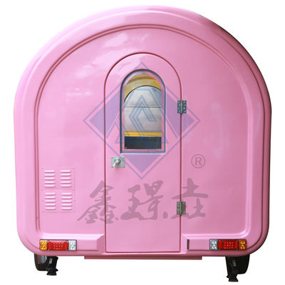 Camión de comida callejera al aire libre de 300 cm de eje único Camión comercial de helados, refrigerios y bebidas