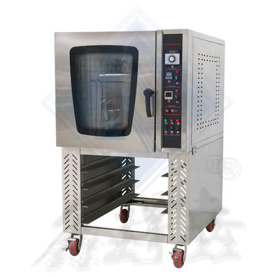 Horno de gas de pequeño tamaño para hornear eléctrico comercial de 5 bandejas Pan 905x1280x955mm