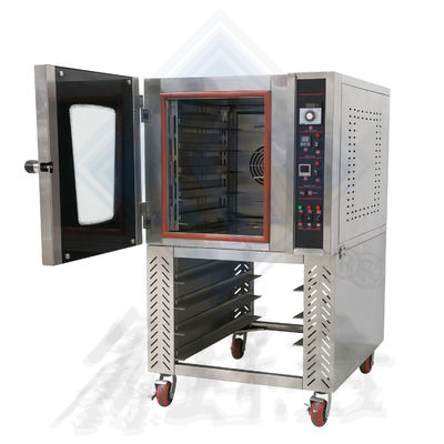 Horno de gas de pequeño tamaño para hornear eléctrico comercial de 5 bandejas Pan 905x1280x955mm