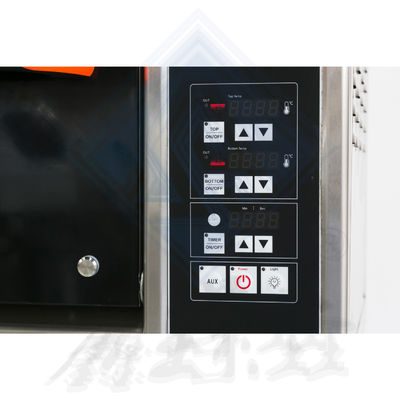 Horno de gas de pequeño tamaño para hornear eléctrico comercial de 5 bandejas Pan 905x1280x955mm