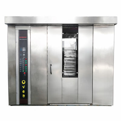 Horno de convección de rack rotativo con 34 bandejas