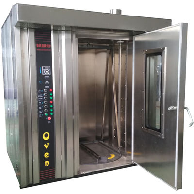 Horno de convección de rack rotativo con 34 bandejas