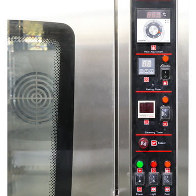 8 bandejas bastidor giratorio horno de gas panadería para snacks equipo de horneado de alimentos a buenos precios