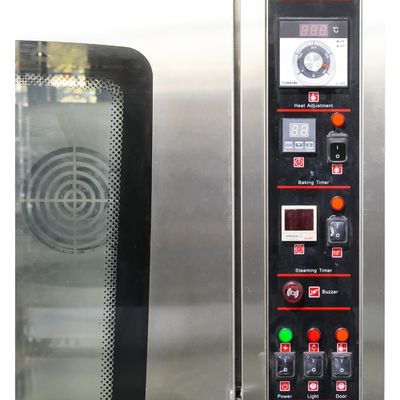 Fuente de energía eléctrica Equipo de la industria alimentaria Horno para hornear 10 bandejas Horno de bastidor rotativo