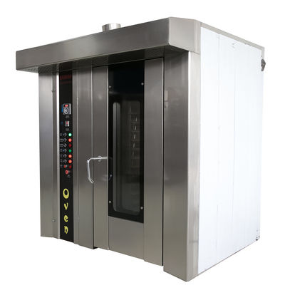 Máquina de procesamiento de alimentos 32 bandejas Horno de pizza rotativo para equipos completos de panadería