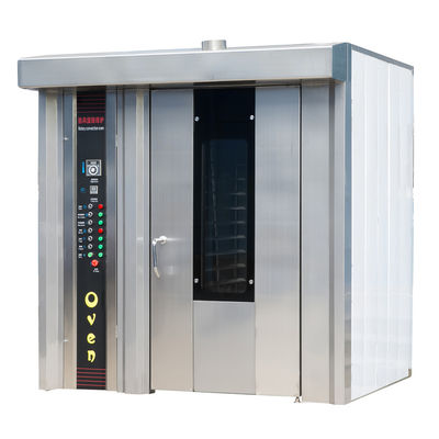 Máquina de procesamiento de alimentos 32 bandejas Horno de pizza rotativo para equipos completos de panadería
