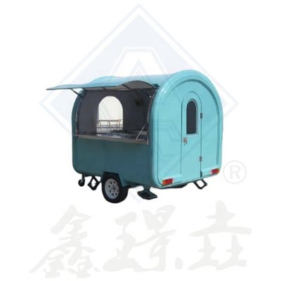 Función de venta de bocadillos Carritos de comida comerciales personalizados para ventas móviles de café y bocadillos