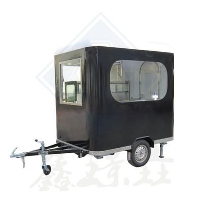 Trailer de comida móvil de concesión rápida con cocina llena de acero galvanizado y 200 sets