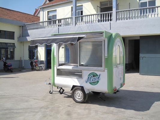 Trailer de comida móvil de concesión rápida con cocina llena de acero galvanizado y 200 sets