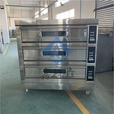Horno de pizzas de panadería de gas Horno clásico para hornear pan en cocinas comerciales