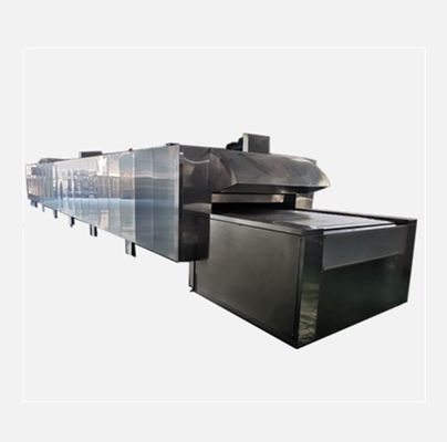 Hornos de pan de túnel automáticos de 6 metros para hornear pizza de nuez Horno de túnel de gas para pizza