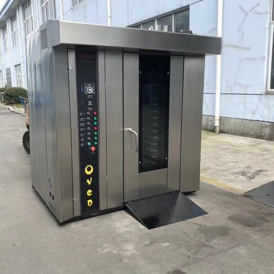 Horno rotatorio con convección de gas diesel eléctrico de acero inoxidable industrial para galletas