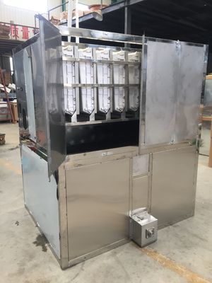 Compresor TECUMSEH Fabricante de hielo industrial de acero inoxidable con capacidad diaria de 2T 3T 5T