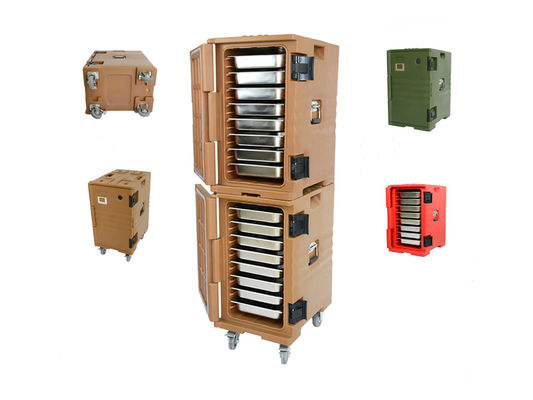 Caja aislada de almacenamiento de alimentos de moldeo rotativo para control y conservación de la temperatura