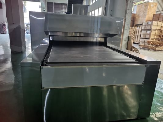 22.5 x 32.5 x 24.5 cm Horno de túnel para hacer galletas con cinta transportadora y cinturones de acero al carbono