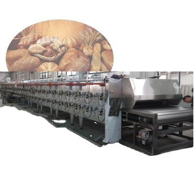 Línea de producción de horneado eléctrico profesional para alta productividad y horno de túnel