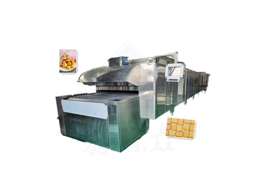 Hornos eléctricos semiautomáticos de túnel para la línea de producción de pan y pasteles