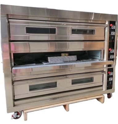 Horno de gas de acero inoxidable para hornear pasteles y galletas en Shanghai
