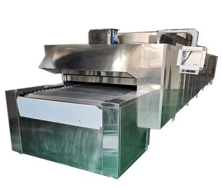 Horno de túnel eléctrico de 110/220 de voltaje para hornear pasteles de acero inoxidable y lavash