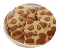 Diseño 220V automático de galletas rellenas de doble color de osos galletas máquina de incrustación