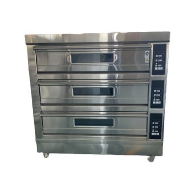 Horno de cubierta de gas comercial para el control preciso de la temperatura