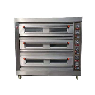Horno de cubierta de gas comercial para el control preciso de la temperatura