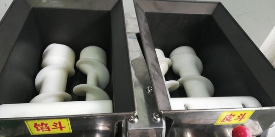 Máquina de fabricación de incrustaciones de control PLC de alta productividad para rellenar el pan de frijoles rojos