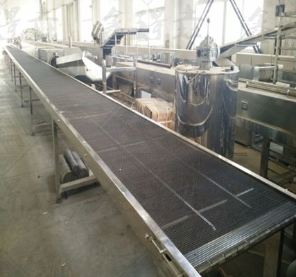 Fuego de gas eléctrico de túnel horno para pan y pizza 12 secciones Rango de temperatura 0-300C