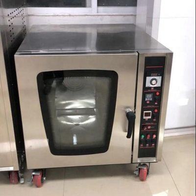 Horno de convección de panadería de acero inoxidable de 220V con motor eléctrico 545*430*1300mm