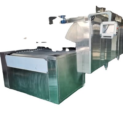 Horno de túnel con harina de trigo