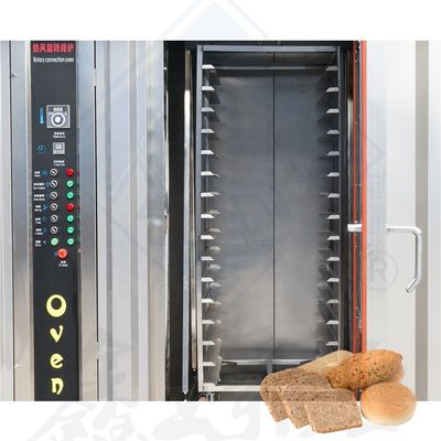 Horno rotativo automático para hornear pan de pita para pasteles de galletas