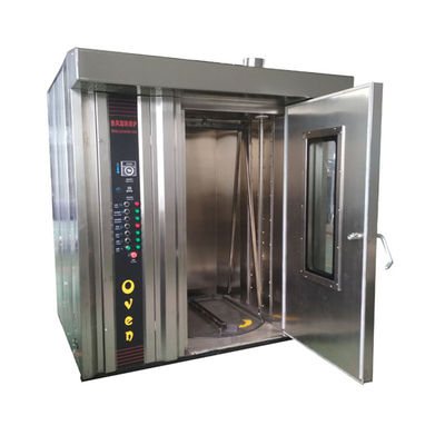 2020 Shanghai Jingyao 32/64 bandejas horno rotativo para galletas tostadas y aire caliente eléctrico