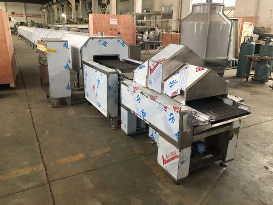 Horno de túnel de alta técnica para galletas de pan fácil horneado piezas de repuesto automáticas incluidas