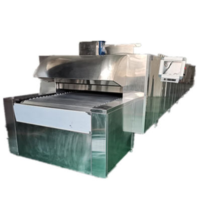 Máquina de hornear pan Pita de acero inoxidable de operación automática para horno de túnel de galletas