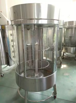 Apoyo en línea Roasting de pato completo máquina de horno eléctrico y de gas equipo de parrilla de pollo rotativo