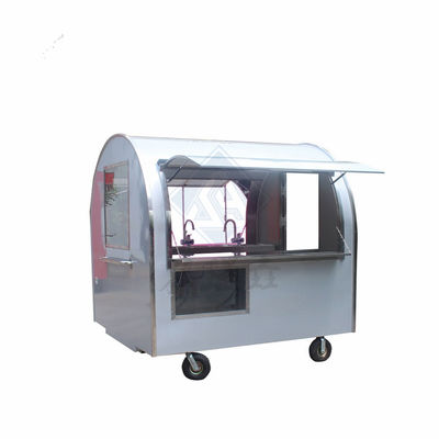 Camión de alimentos cuadrado para un solo / doble eje de 3,5 metros