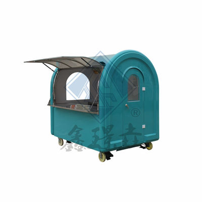 Camión de alimentos de modelo redondo/cuadrado industrial con ejes simples/dobles y diseño personalizado