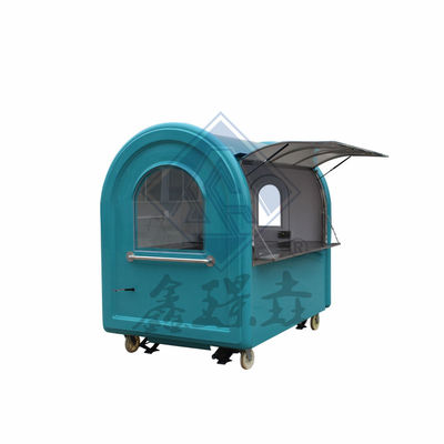 Camión de alimentos de modelo redondo/cuadrado industrial con ejes simples/dobles y diseño personalizado