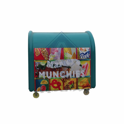 Camión de alimentos de modelo redondo/cuadrado industrial con ejes simples/dobles y diseño personalizado