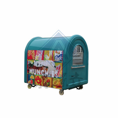 Camión de alimentos de modelo redondo/cuadrado industrial con ejes simples/dobles y diseño personalizado