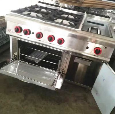 Mejore su experiencia de cocina con 4 hornos de gas Combinado Grill y horno de horno