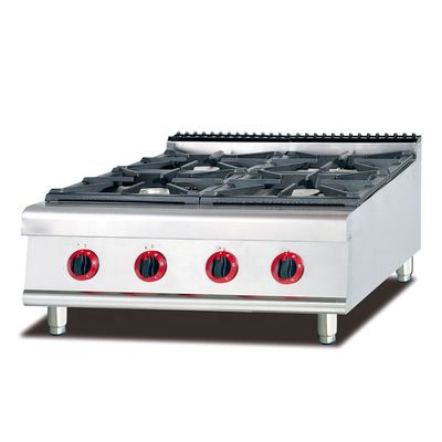 Mejora tu cocina con esta estufa de gas 4 quemadores Lava Rock Grills y horno de panadería