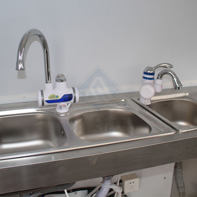 Camión de alimentos móvil cuadrado de modelo redondo industrial personalizado 2.8M de ejes simples o dobles