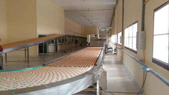 Horno multifuncional automático de 400 túneles de alta producción de 10 m para galletas industriales