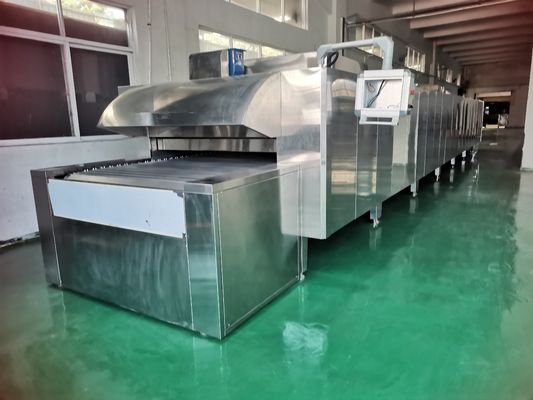 Horno multifuncional automático de 400 túneles de alta producción de 10 m para galletas industriales