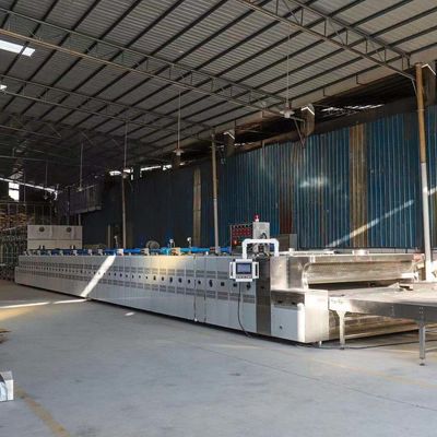Horno multifuncional automático de 400 túneles de alta producción de 10 m para galletas industriales
