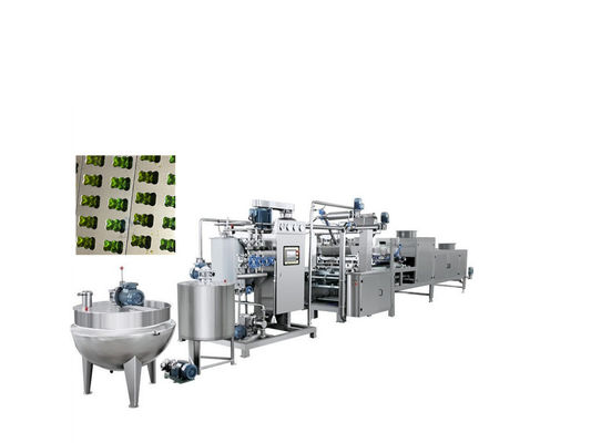 Máquina de fabricación de caramelos de alta producción de 150 kg/h para el chocolate de caramelos de jalea dura y suave