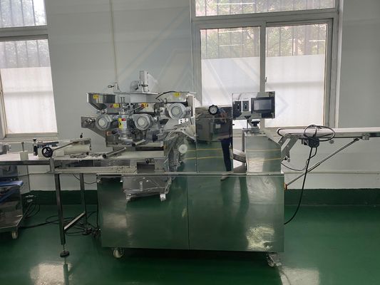 Máquina de incrustación y coextrusión multicabeza para relleno de galletas Producción 20-120 PCS/min