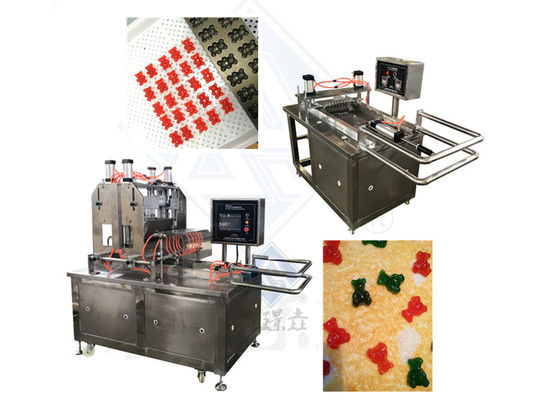 Máquina de caramelos de 50 kg/h para una alta producción de caramelos de oso gomoso y gelatina en Shanghai