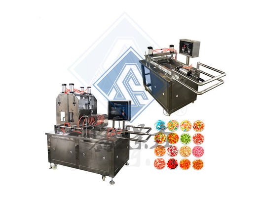 Máquina de caramelos de alta producción de 500 kg para la producción de patitos y osos gomosos en Shanghai
